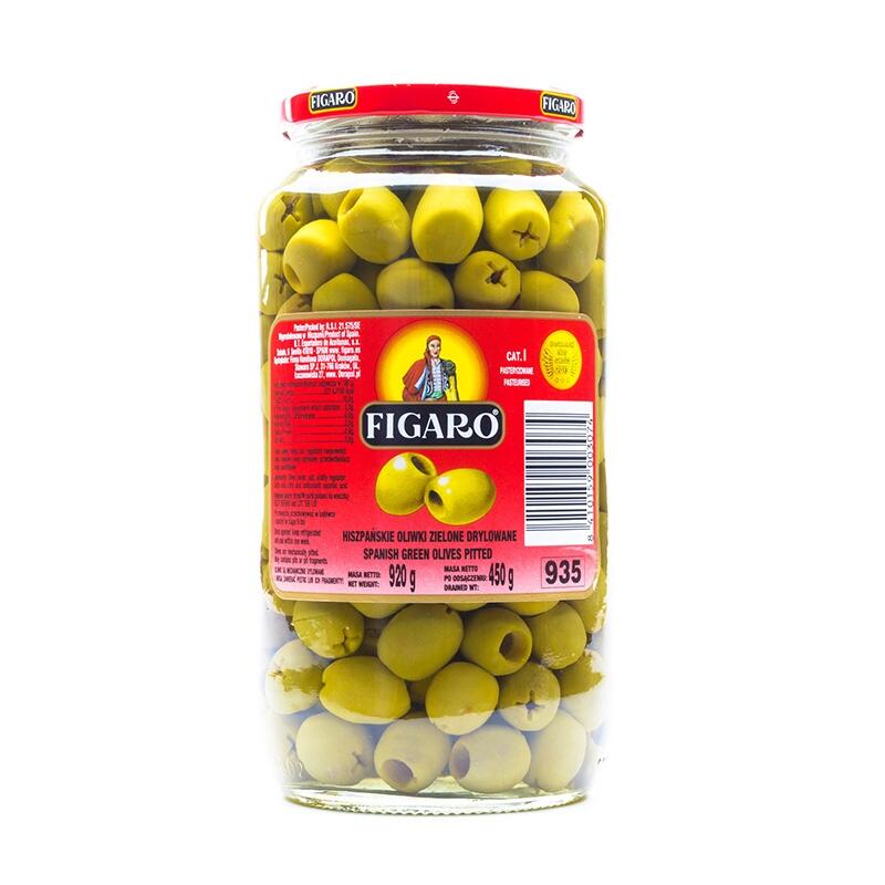 Green Pitted Olives