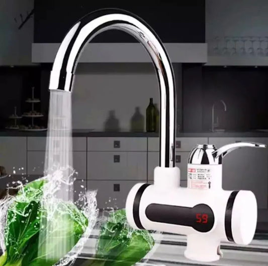 "QuickHeat Instant Water Tap – Hot Water in Seconds!"